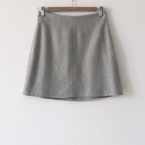 Aritzia Wilfred Grey Essonne Skirt Mini Pockets 2